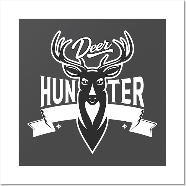 Deer Hunter Wall Art by The Lucid Frog